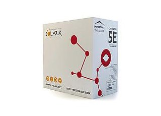 Inštalačný kábel Solarix CAT5 FTP LSOH drôt 305m/box