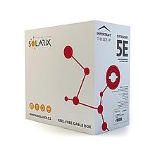 Inštalačný kábel Solarix CAT5 FTP LSOH drôt 305m/box