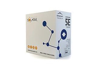 Inštalačný kábel Solarix CAT5e FTP PVC drôt 305m/box
