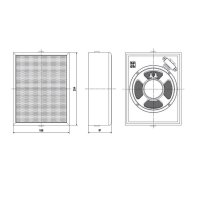 IC AUDIO WA 06-165/T-EN54 SKRINKOVÝ REPRODUKTOR 6 W/100 V
