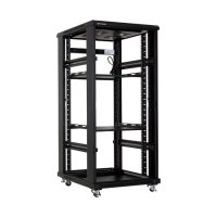 Racková skriňa 19'' 27U (600x800mm - stojaca - čierna - perforované dvere)