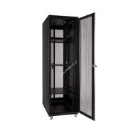 Racková skriňa 19'' 42U (600x800mm - stojaca - čierna - perforované predné dvere)