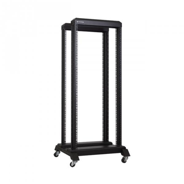 Open rack skriňa 19'' 22U (stojaca - čierna)