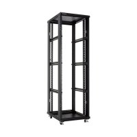 Racková skriňa 19'' 42U (600x800mm - stojaca - čierna - presklené dvere)