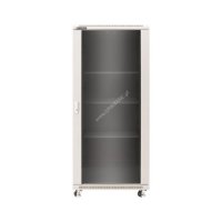 Racková skriňa 19'' 42U (600x800mm - stojaca - šedá - presklené dvere)