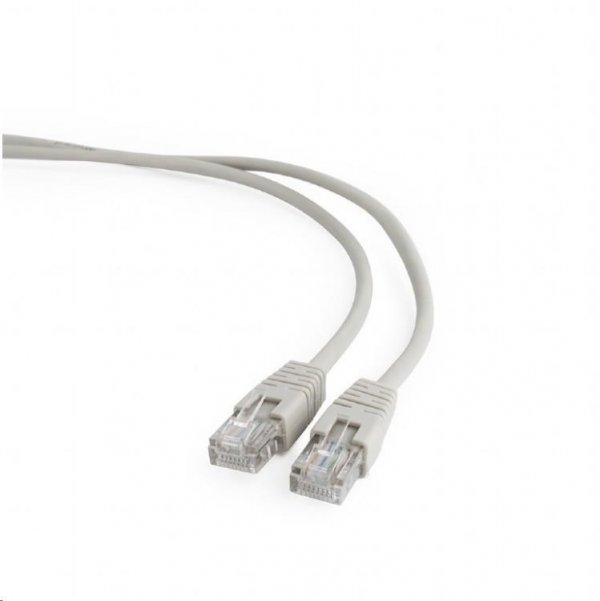 Kabel patchcord (Cat5e - UTP - šedý - 0,5m)