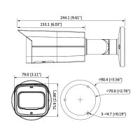 Dahua IPC-HFW5442T-ASE-0600B 4 Mpx kompaktná IP kamera