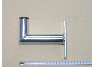 Konzola K15, dvojbodový kovový držiak, 15cm