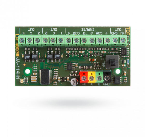 JA-114HN Zbernicový modul 4 vstupov a 4 výstupov