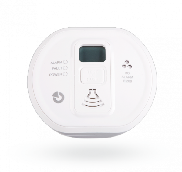 EI208DW autonómny detektor plynu CO s displejom