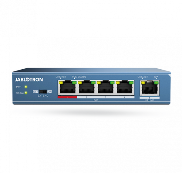 JI-114Z Rozbočovač Ethernetu PoE - 4 portový