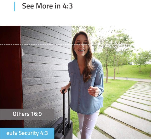 Eufy Security Wi-Fi video-zvonček (káblové napájanie)