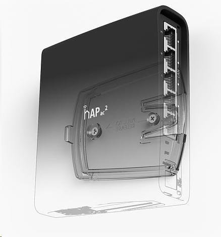 MikroTik hAP ac2, 720MHz CPU, 128MB RAM, 5x LAN, 2.4+5GHz