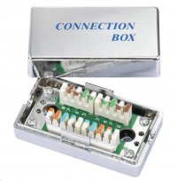 Spojovací box STP Cat5E zárezová - patchbox