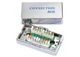 Spojovací box STP Cat5E zárezová - patchbox