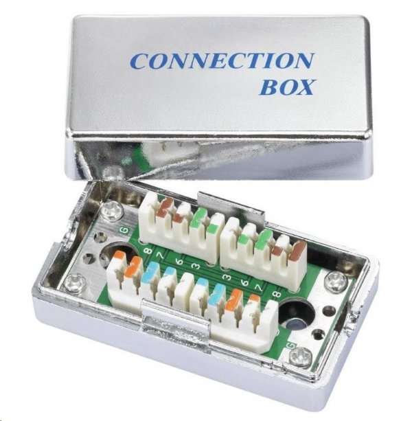 Spojovací box STP Cat5E zárezová - patchbox