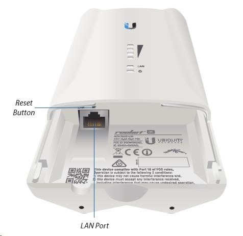UBNT airMAX Rocket5 AC Lite [Client/AP/Repeater, 5GHz, 802.11ac, 27dBm, 2xRSMA]