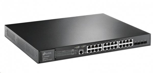 TP-Link TL-SG3428XMP [JetStream 24-Port Gigabit and 4-Port 10GE SFP+ L2+ Managed Switch with 24-Port PoE+]