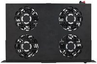 RAWP-1R - Panel 4 ventilátorov s termostatom RACKu 19"