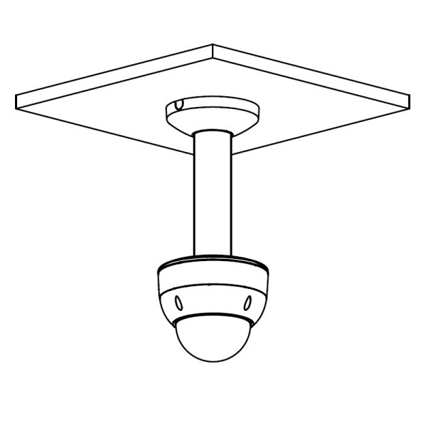 Dahua IPC-HDBW5842H-ZHE-2712F-DC12AC24V 8 Mpx dome IP kamera