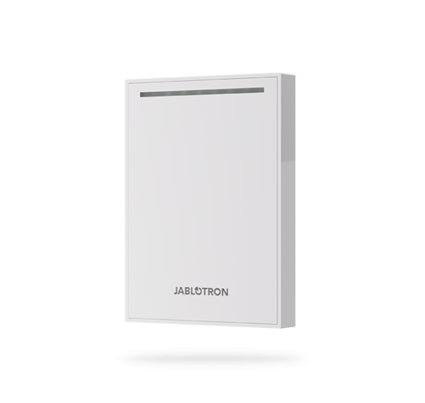 JA-120E-WH Zbernicová vonkajšia čítačka RFID / NFC (biela)