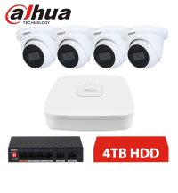DAHUA IP 4 KAMEROVÝ SET 2MPX DOME 4TB