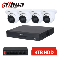 DAHUA IP 4 KAMEROVÝ SET 4MPX DOME 3TB
