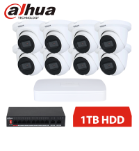 DAHUA IP 8 KAMEROVÝ SET 2MPX DOME 1TB