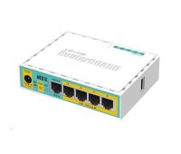 MikroTik RouterBOARD hEX PoE Lite, 650MHz CPU, 64MB RAM, 5x LAN, USB, PoE, 1x USB, vrátane. Licencia L4