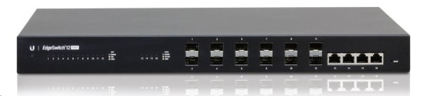 UBNT EdgeSwitch Fiber ES-12F [32Gbps, 4GLAN + 12xSFP, L2/L3]