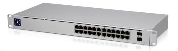 UBNT UniFi Switch USW-24 Gen2 [24xGigabit, 2xSFP, 52Gbps, bez ventilátora]
