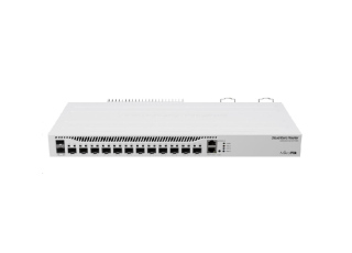 MikroTik Cloud Core Router, CCR2004-1G-12S+2XS, 1700MHz CPU, 4GB RAM, 1xLAN, 12x SFP+, 2x SFP28, vrátane. Licencia L6