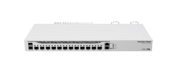 MikroTik Cloud Core Router, CCR2004-1G-12S+2XS, 1700MHz CPU, 4GB RAM, 1xLAN, 12x SFP+, 2x SFP28, vrátane. Licencia L6