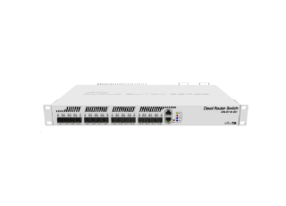 MikroTik Cloud Router Switch CRS317-1G-16S+RM, dvojjadrový 800MHz CPU, 1GB, 1xGLAN, 16xSFP+ slot, vrátane. L6