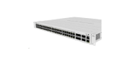 MikroTik Cloud Router Switch CRS354-48P-4S+2Q+RM, 650MHz CPU, 64MB, 1x10/100, 48xGLAN(PoE), 4xSFP+, 2xQSFP, vrátane. L5