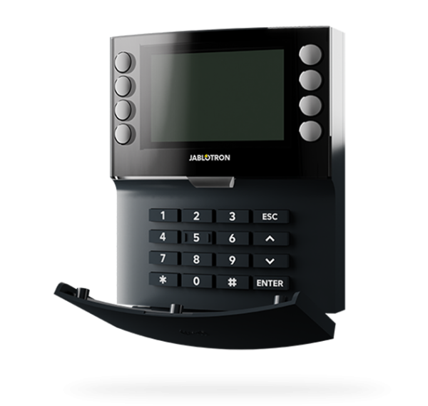 Bezdrôtová 4-segmentová klávesnica s displejom a NFC čitačkou - antracitová - JA-155E-NFC-AN