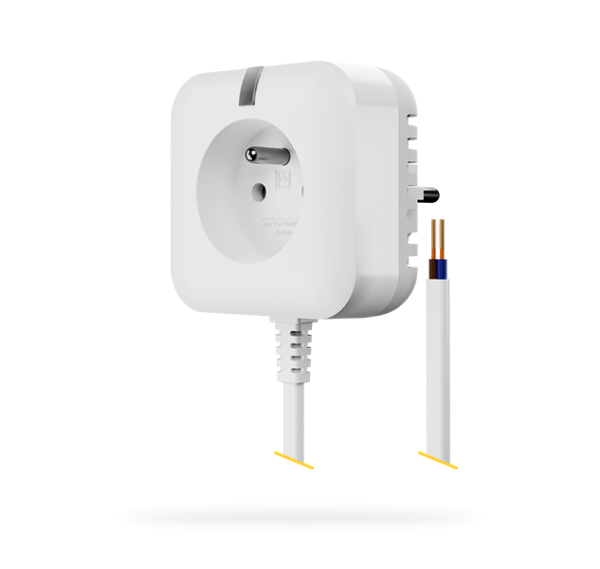 JB-162N-PLUG Priechodná zásuvka s riadeným výstupom