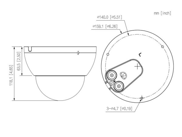 Dahua IPC-HDW5842T-ZE-2712-S3 8 Mpx dome IP kamera
