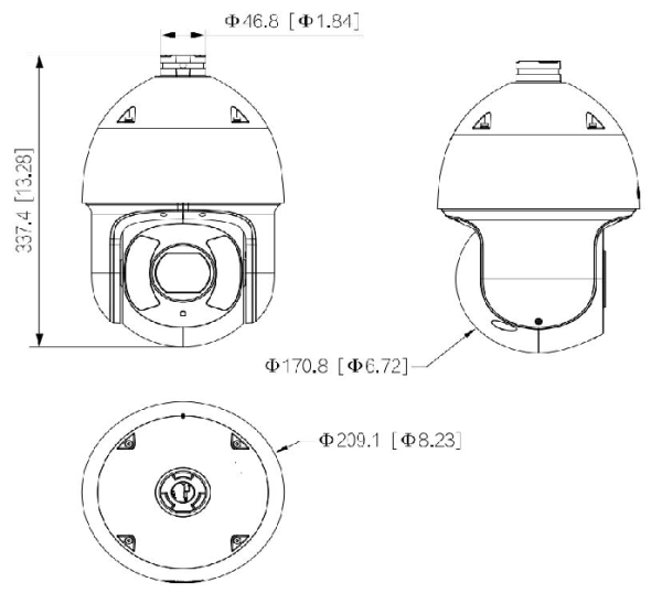 Dahua SD6CE445GB-HNR