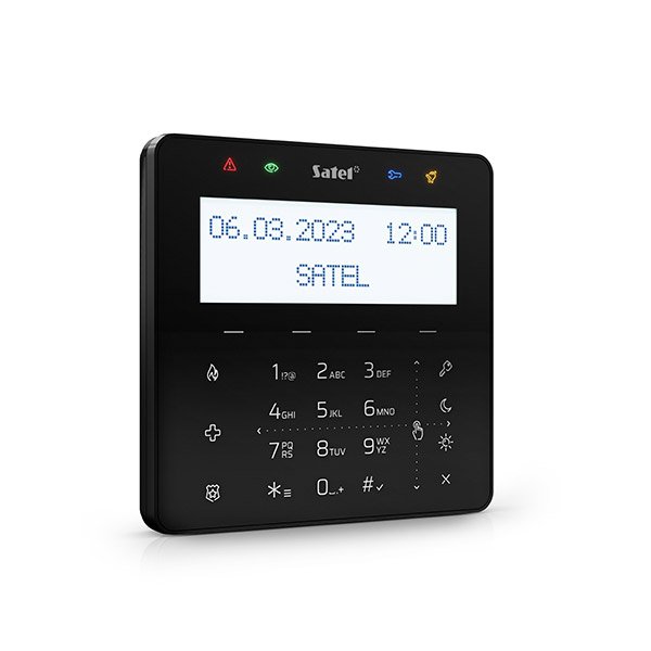Satel INT-KSG2R-B ovládací panel s RFID čítačkou MIFARE