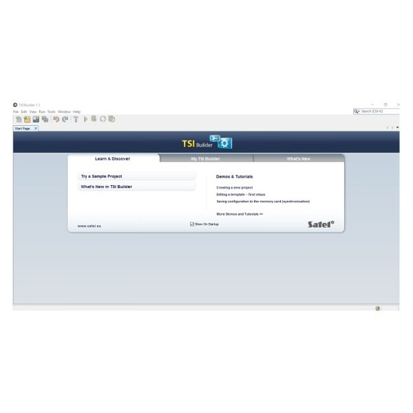 Satel TSI BUILDER konfigurátor užívateľského rozhrania klávesnice INT-TSI