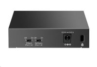 TP-Link LiteWave switch LS105LP (5x100Mb/s, 4xPoE, 41W, fanless)