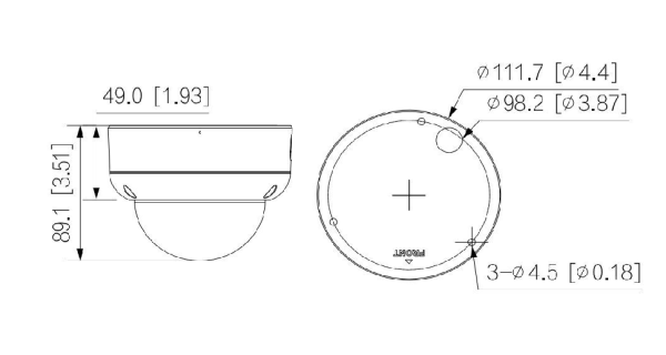 Dahua IPC-HDBW3541E-AS-0280B-S2