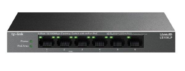 TP-Link TL-LS106LP 6portový PoE switch