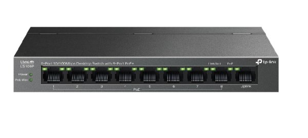 TP-Link TL-LS109P 9portový PoE switch