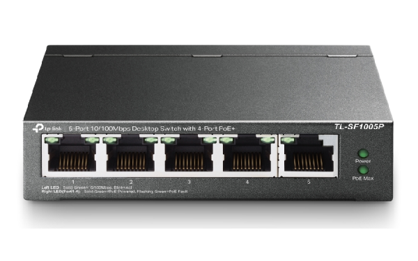 TP-Link TL-SF1005P 5portový PoE switch