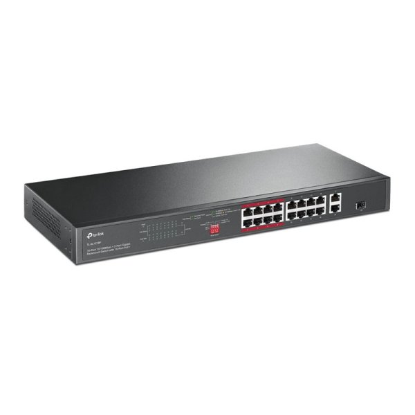 TP-Link TL-SL1218P 18portový PoE+ switch