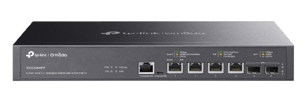 TP-Link TL-SX3206HPP Omada 6portový L3 PoE++ switch