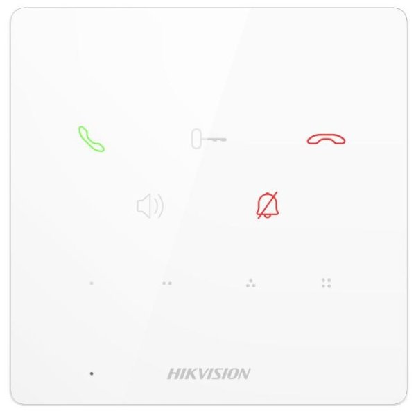 DS-KH6000-E1/White - vnútrná dotyková audio stanica IP
