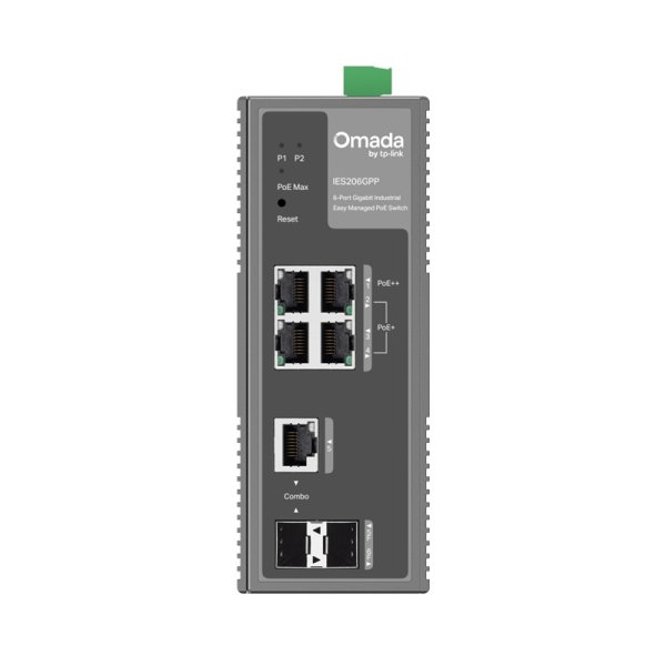 TP-Link TL-IES206GPP priemyselný manažovatelný switch